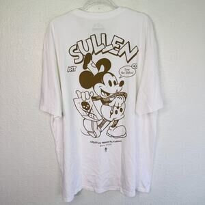 Sullen Art Collective Shirt Mens 4XL Mickey Mouse Seamboat Sullie Streetwear NEW